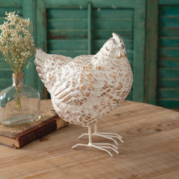 Farmhouse Tabletop Hen - The Nifty Decor