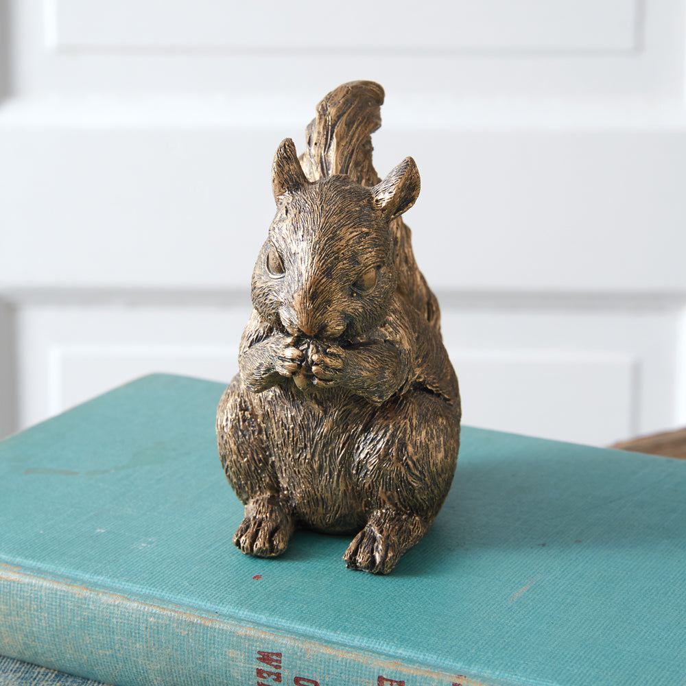 Tabletop Squirrel Figurine - Box of 4 - Bombay Mercantile