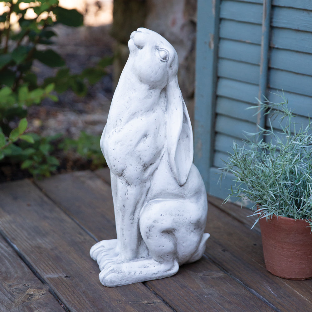 Gazing Hare Garden Statue - Bombay Mercantile
