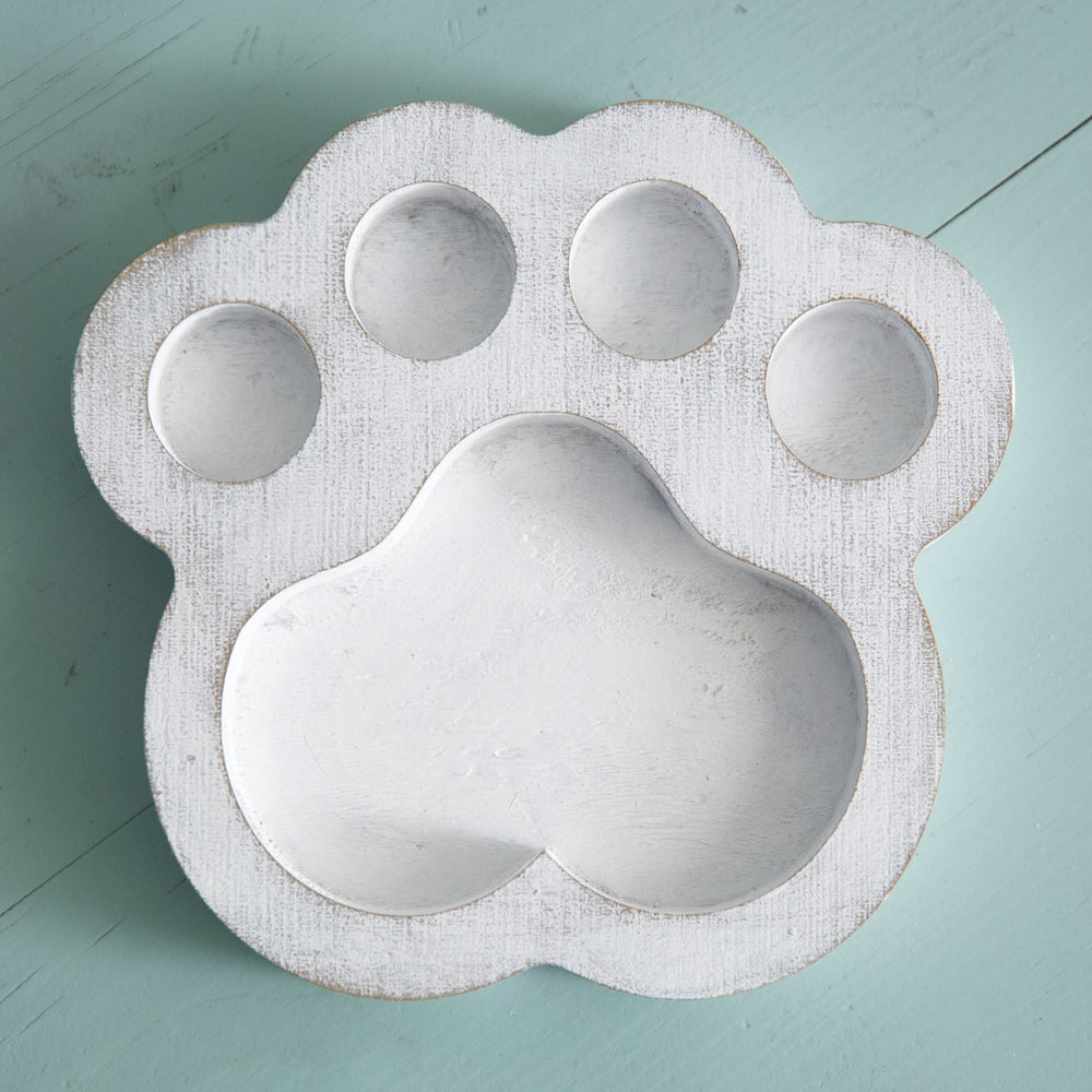 Paw Print Trinket Dish - Box of 4 - Bombay Mercantile
