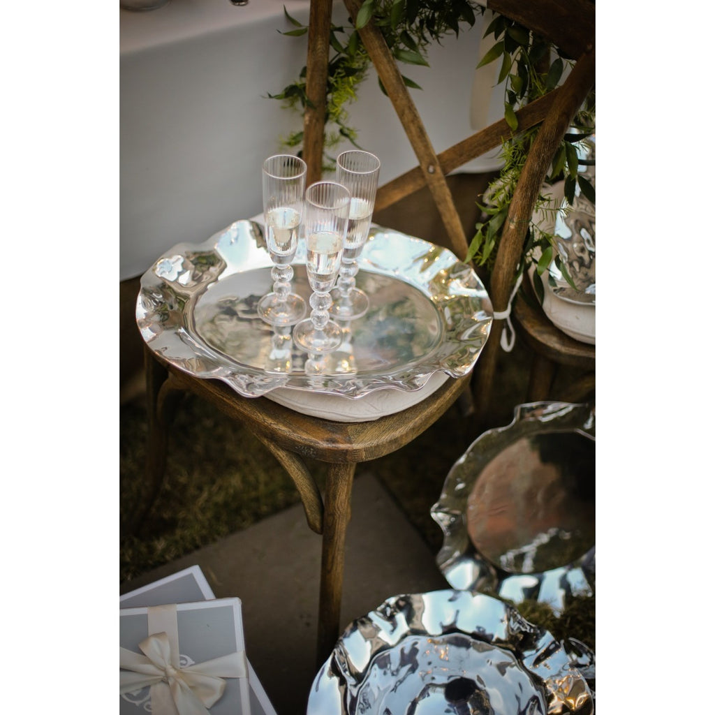 RETIRED Olanes Large Round Platter - The Nifty Decor