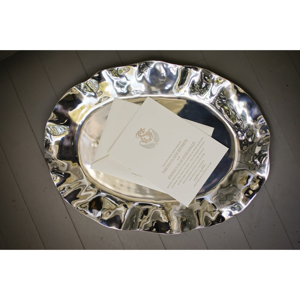 RETIRED Olanes Large Oval Platter - The Nifty Decor
