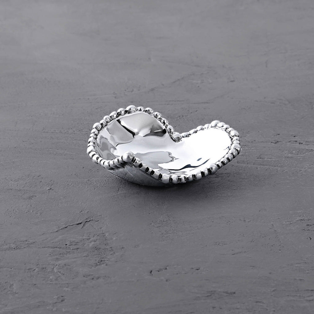 Organic Pearl Heart Bowl - The Nifty Decor