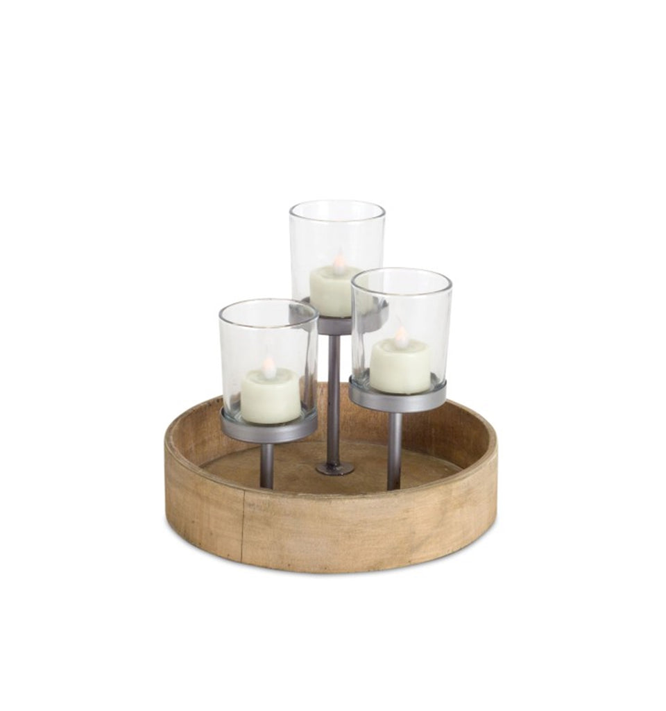 Brownish Silver votive holder - The Nifty Decor