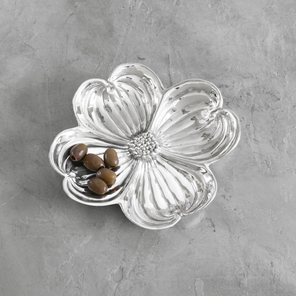 Dogwood Blossom Divided Bowl - The Nifty Decor