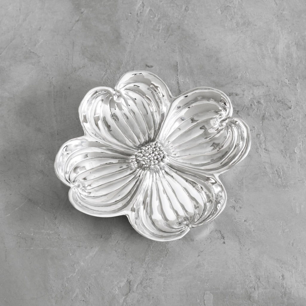 Dogwood Blossom Divided Bowl - The Nifty Decor