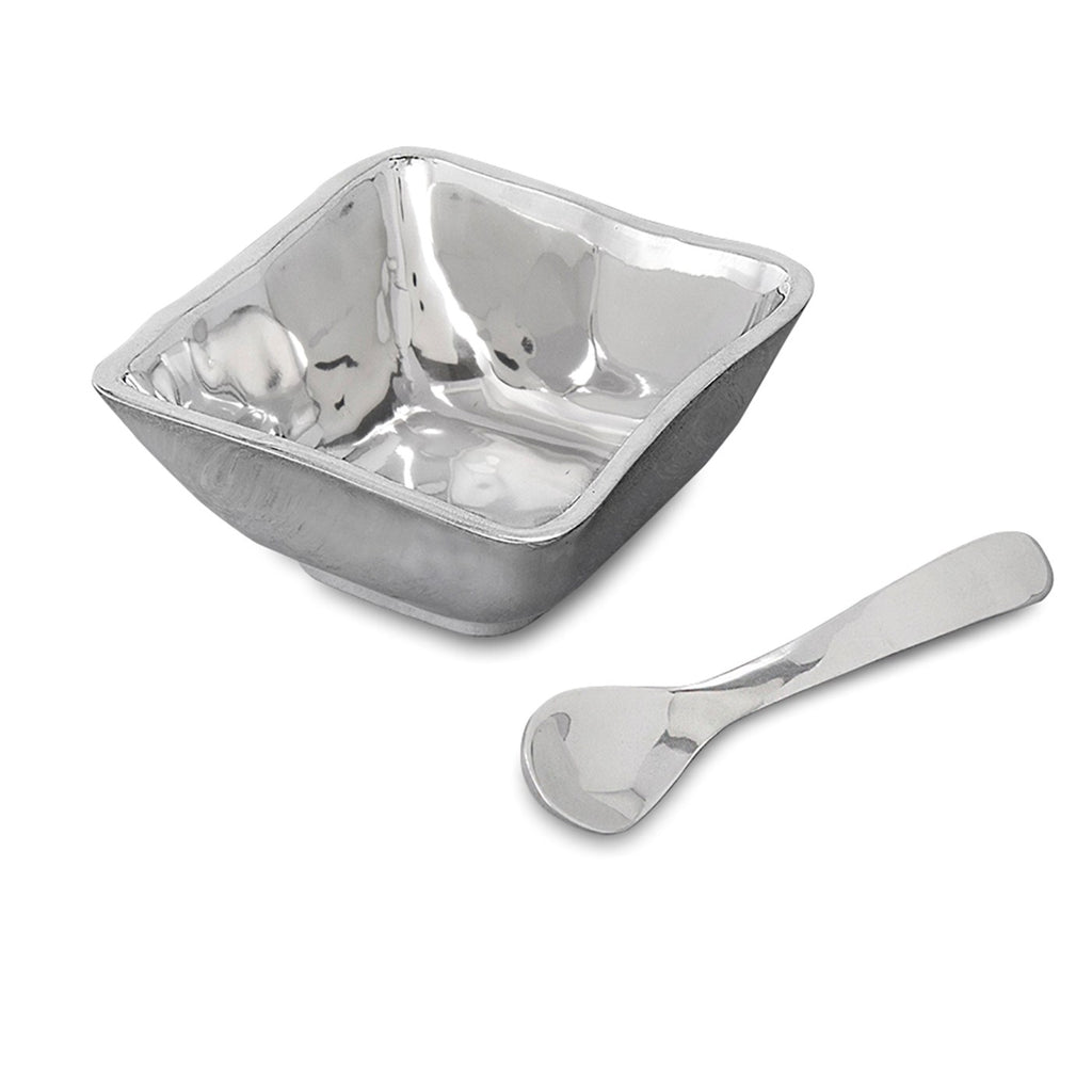 Square Bowl with Spoon - The Nifty Decor