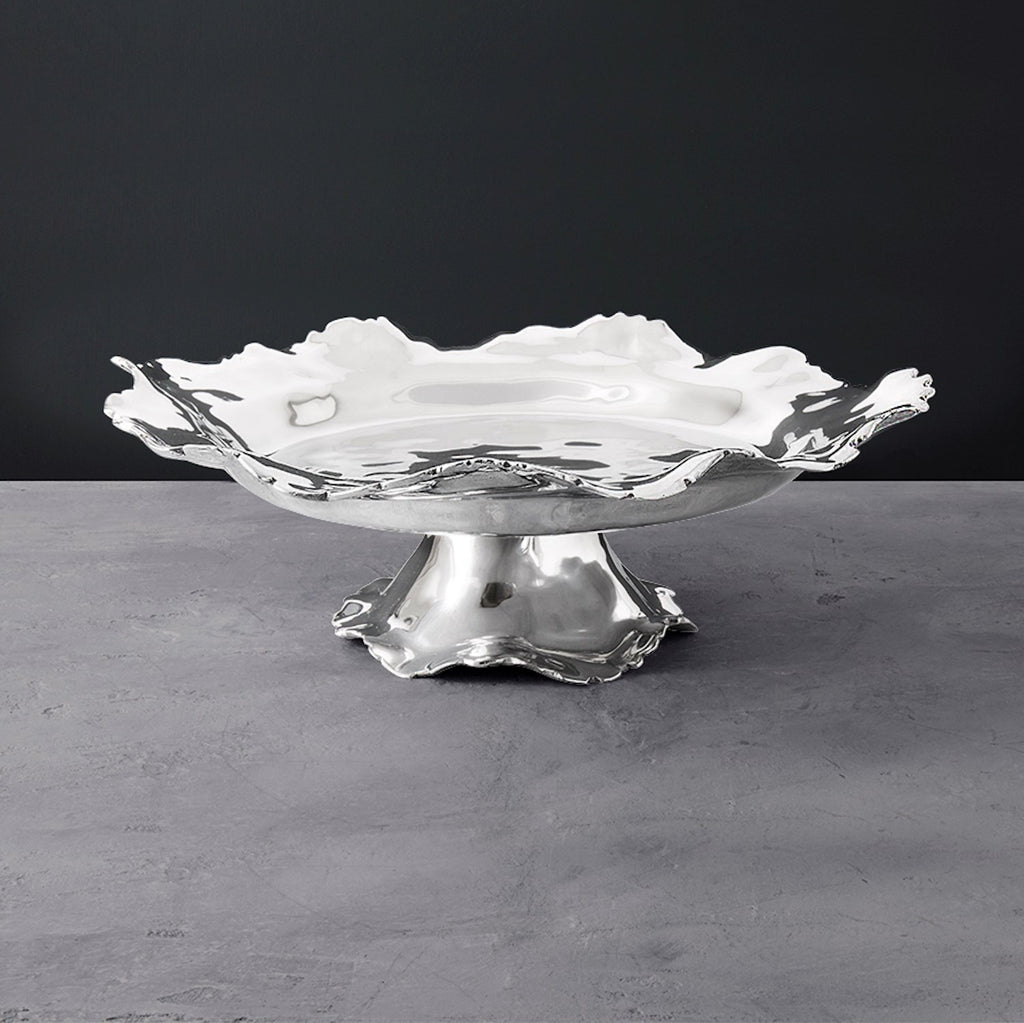 Vento Petal Medium Cake Plate - The Nifty Decor