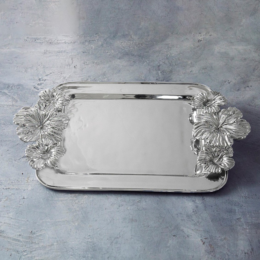 Hibiscus Medium Platter - The Nifty Decor
