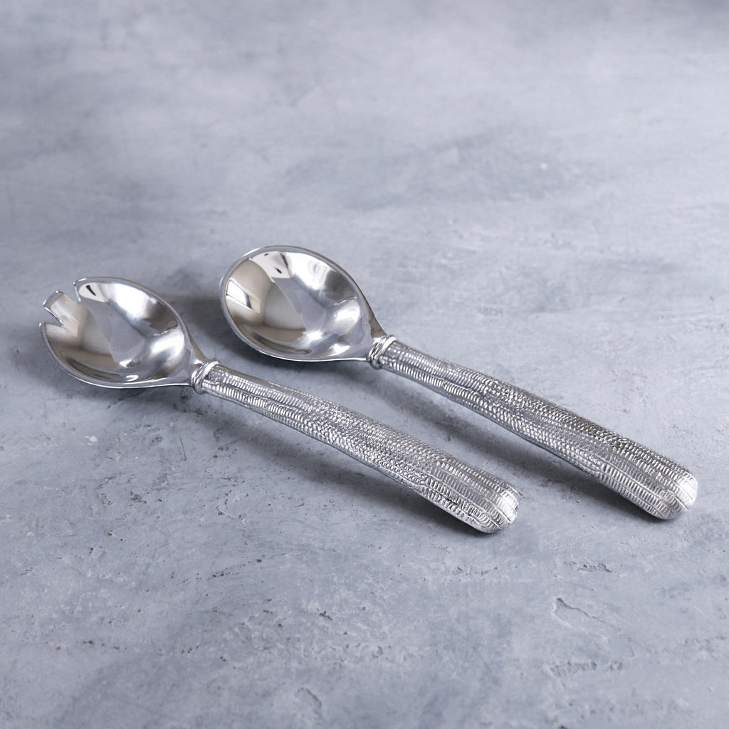Snakeskin Large Salad Servers - The Nifty Decor
