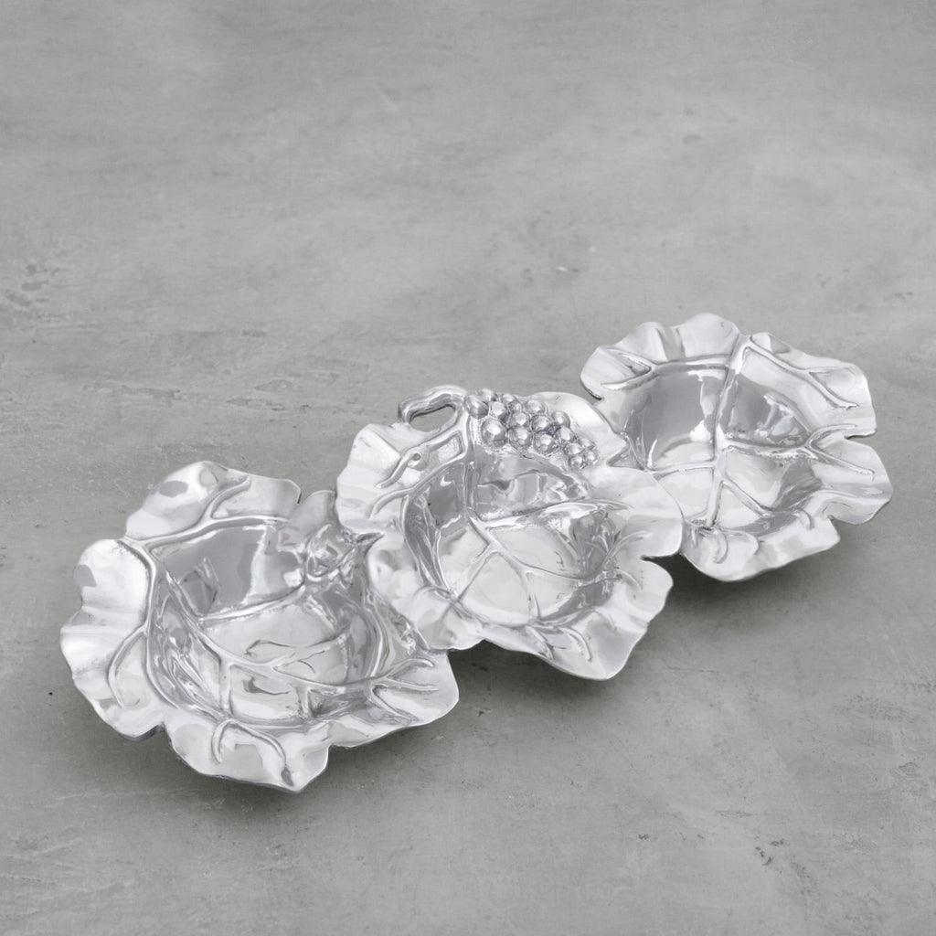 Grape Leaf Triple Dip - The Nifty Decor