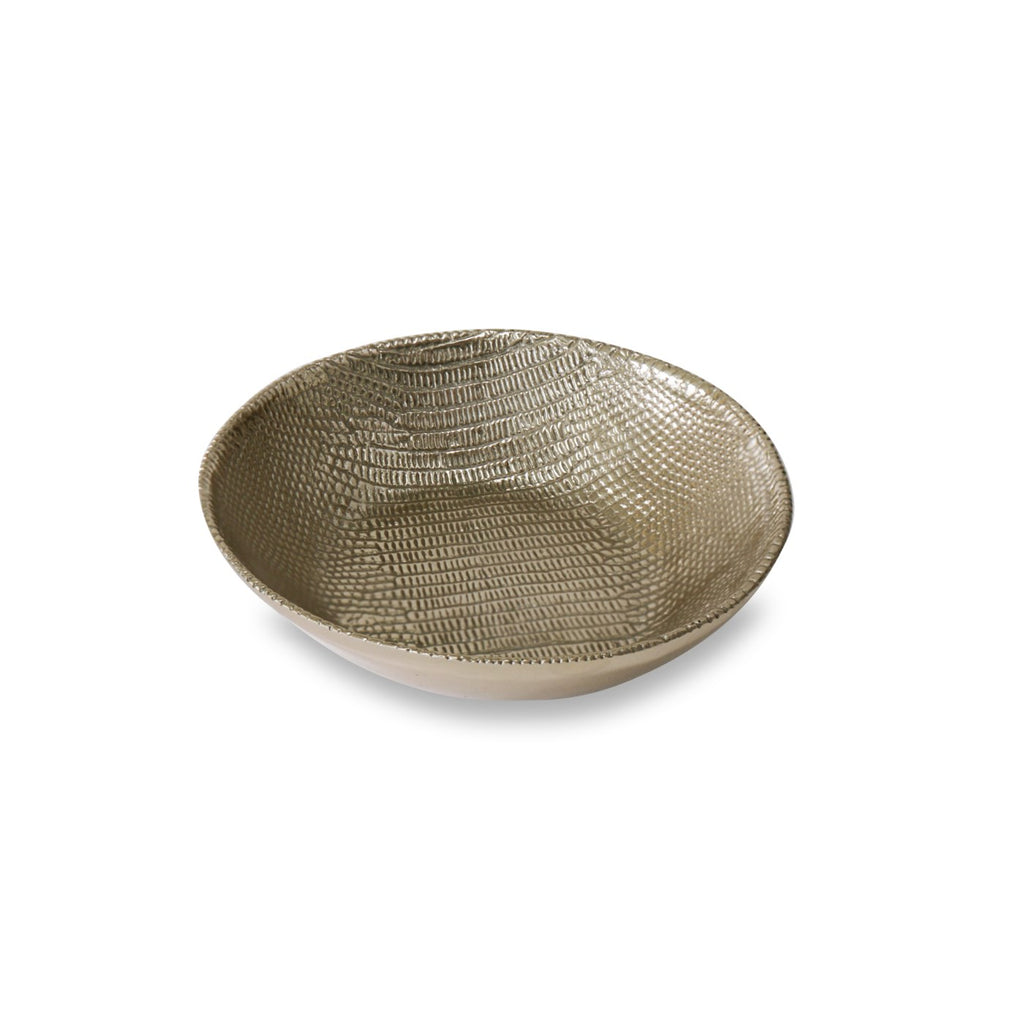 Sierra Modern Python Small Round Bowl - The Nifty Decor