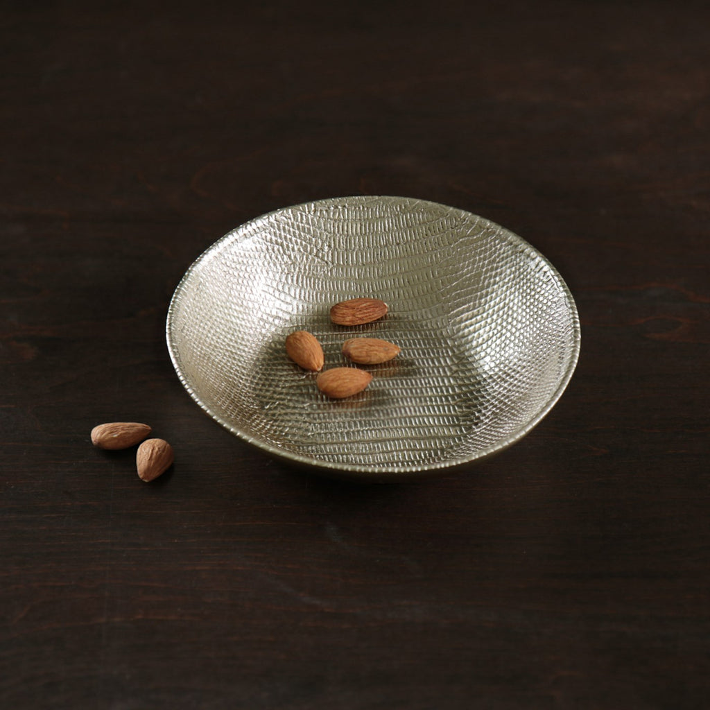 Sierra Modern Python Small Round Bowl - The Nifty Decor