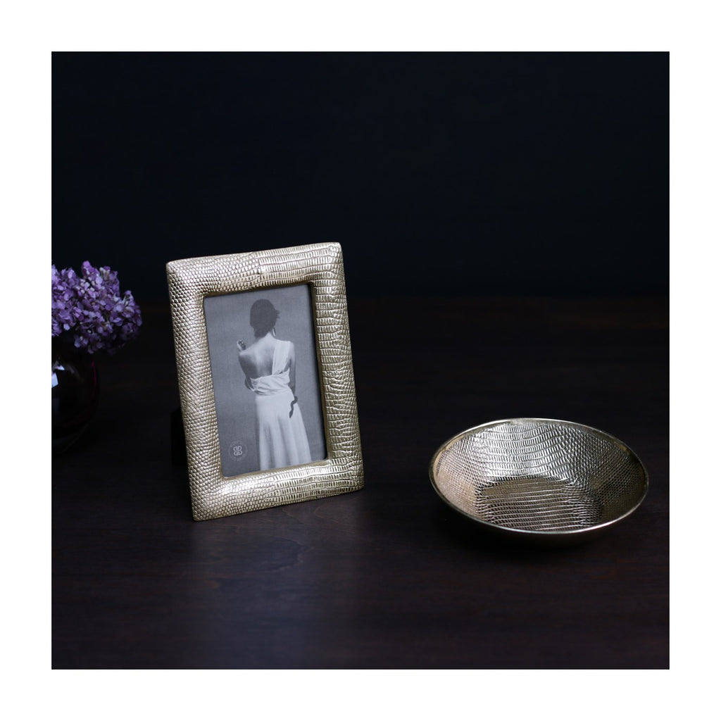 Sierra Modern Python Small Round Bowl - The Nifty Decor