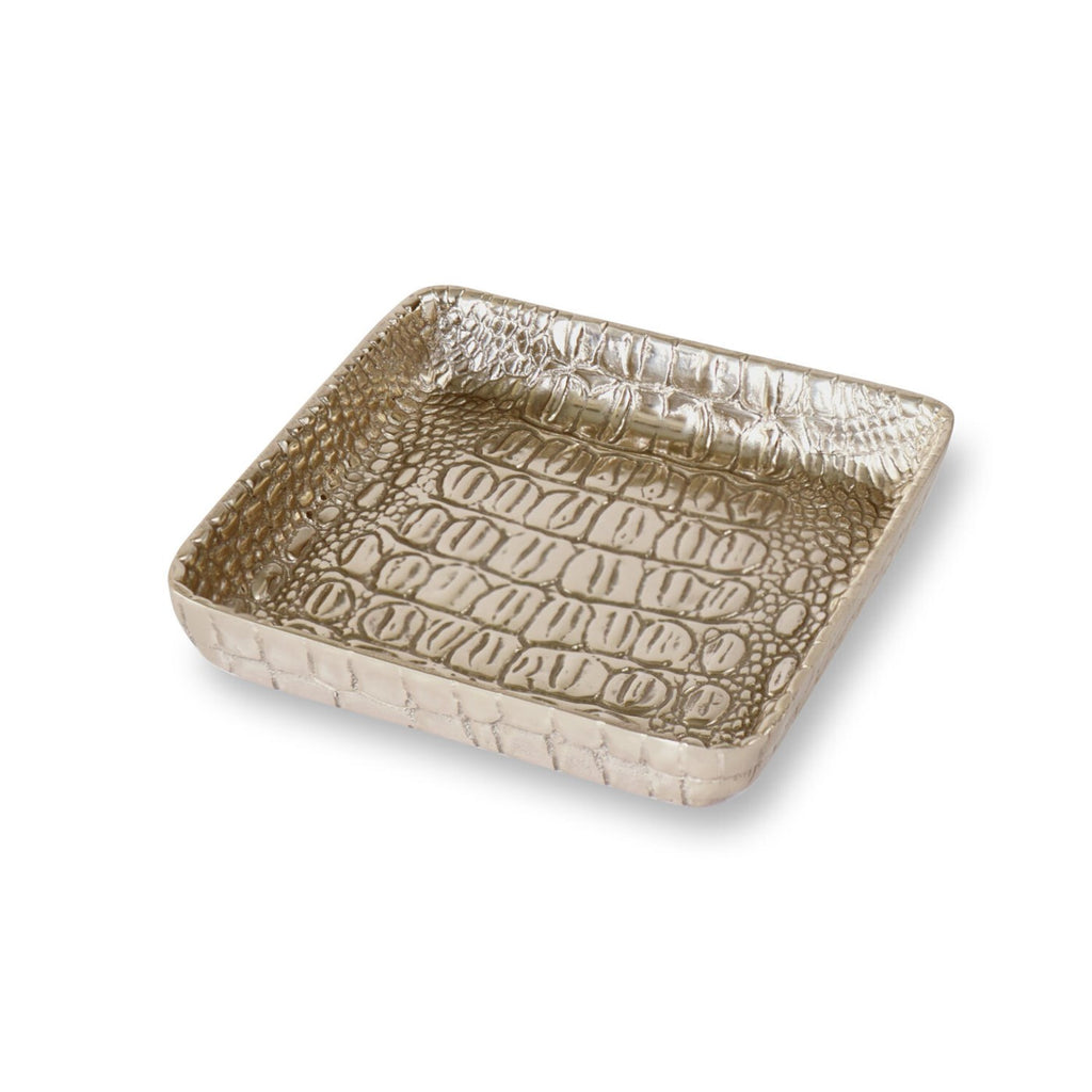 Croc Beverage Napkin Holder (Gold) - The Nifty Decor