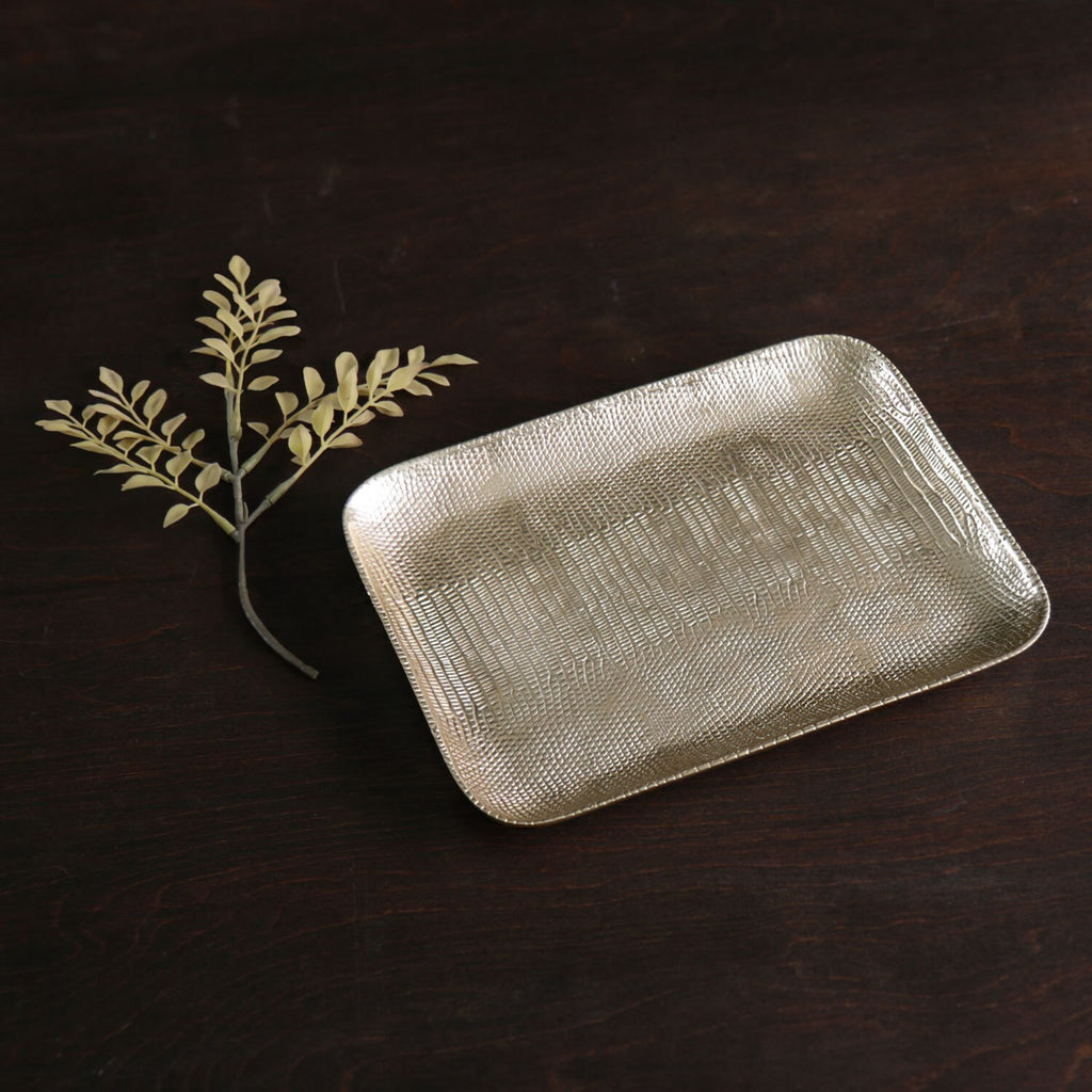 Modern Python Tray (Gold) - The Nifty Decor