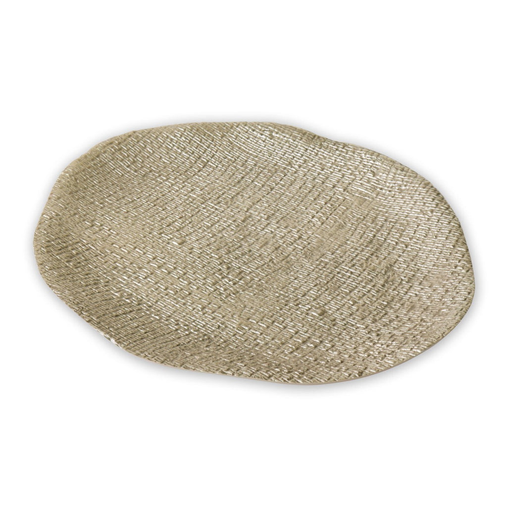 SIERRA MODERN Kioto Large Oval Platter (Gold) - The Nifty Decor