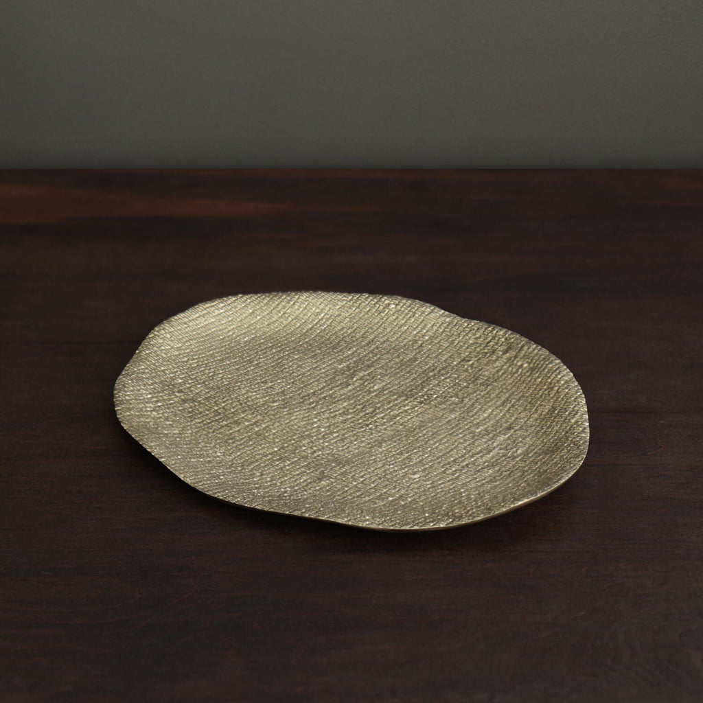 SIERRA MODERN Kioto Large Oval Platter (Gold) - The Nifty Decor