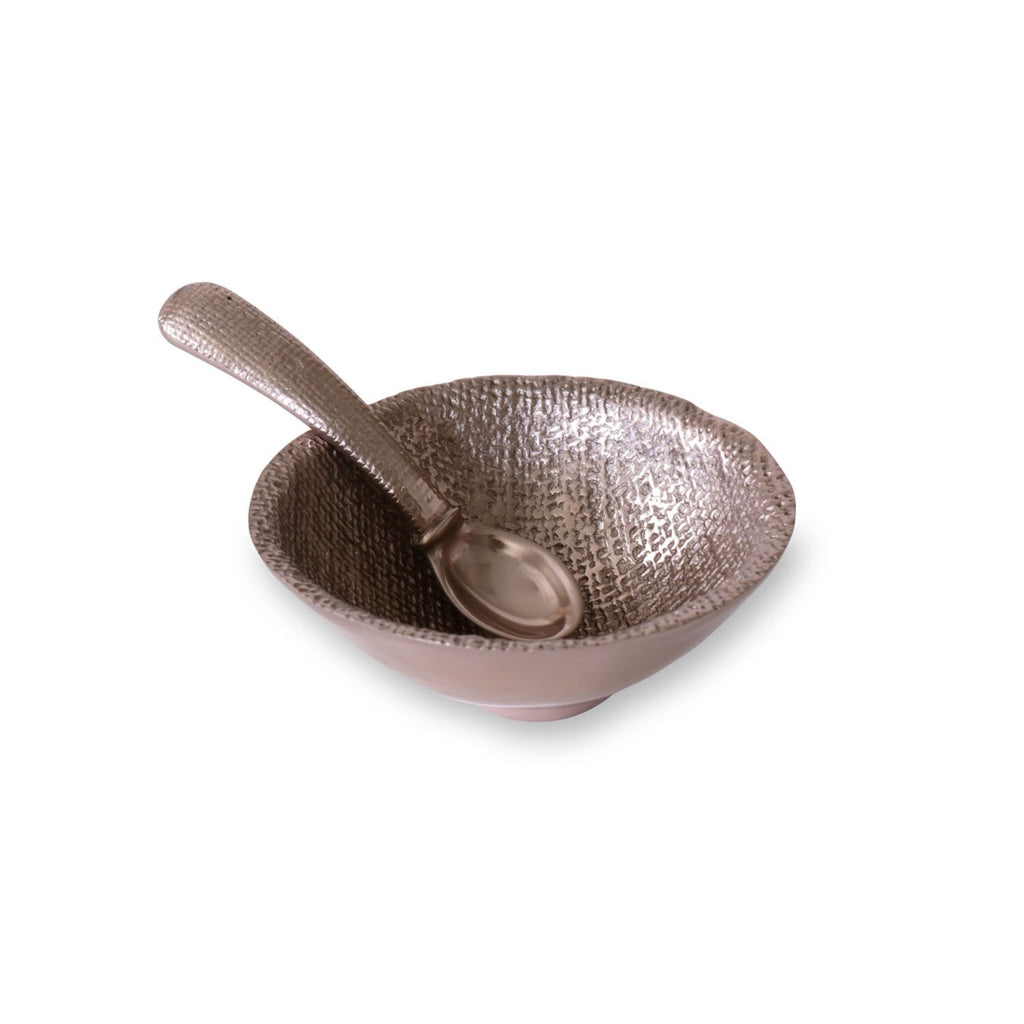 Chelsea Petit Bowl with Spoon (Rose Gold) - The Nifty Decor