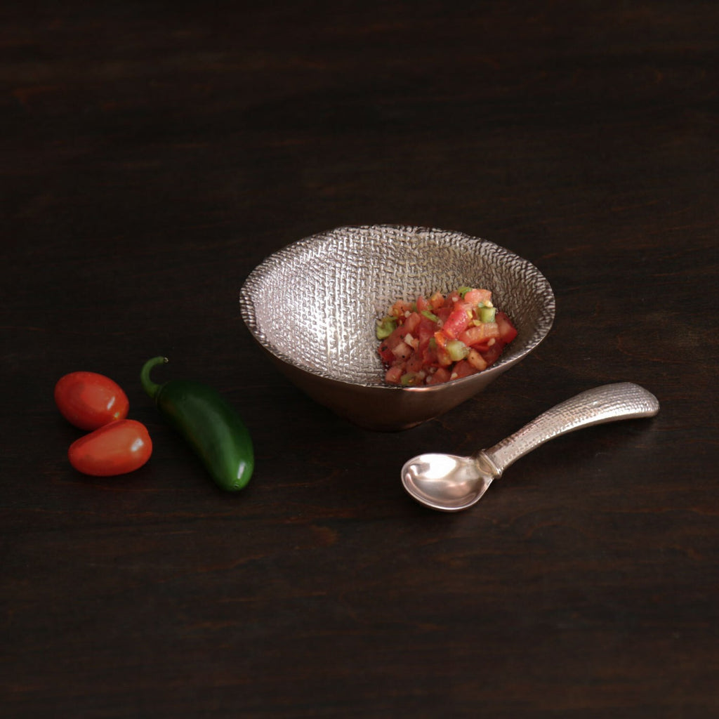 Chelsea Petit Bowl with Spoon (Rose Gold) - The Nifty Decor