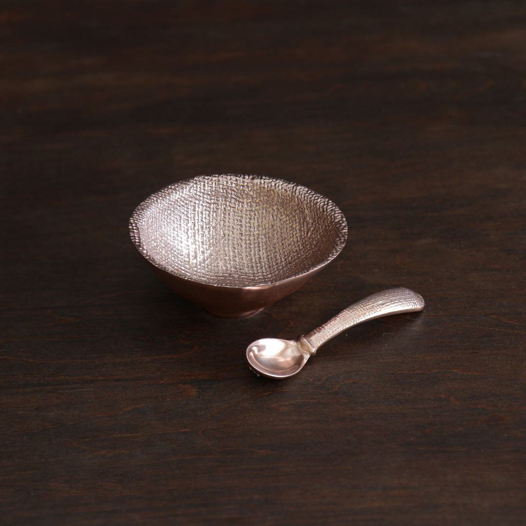 Chelsea Petit Bowl with Spoon (Rose Gold) - The Nifty Decor