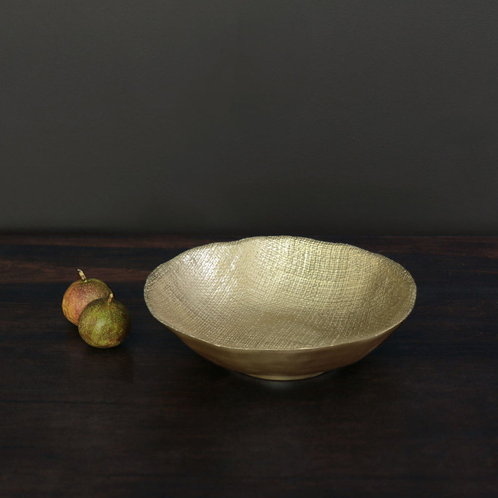 Chelsea Medium Bowl (Gold) - The Nifty Decor