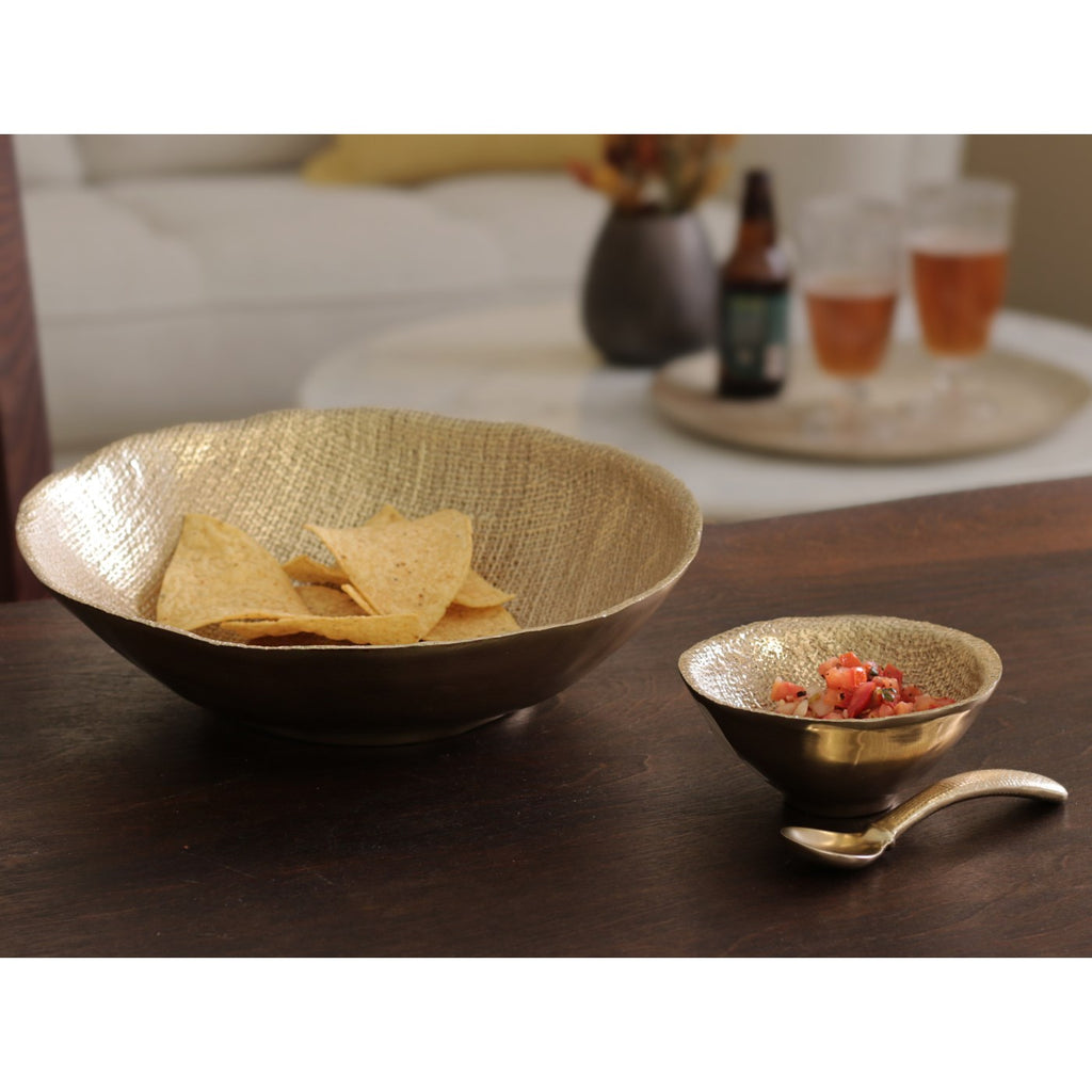 Chelsea Medium Bowl (Gold) - The Nifty Decor