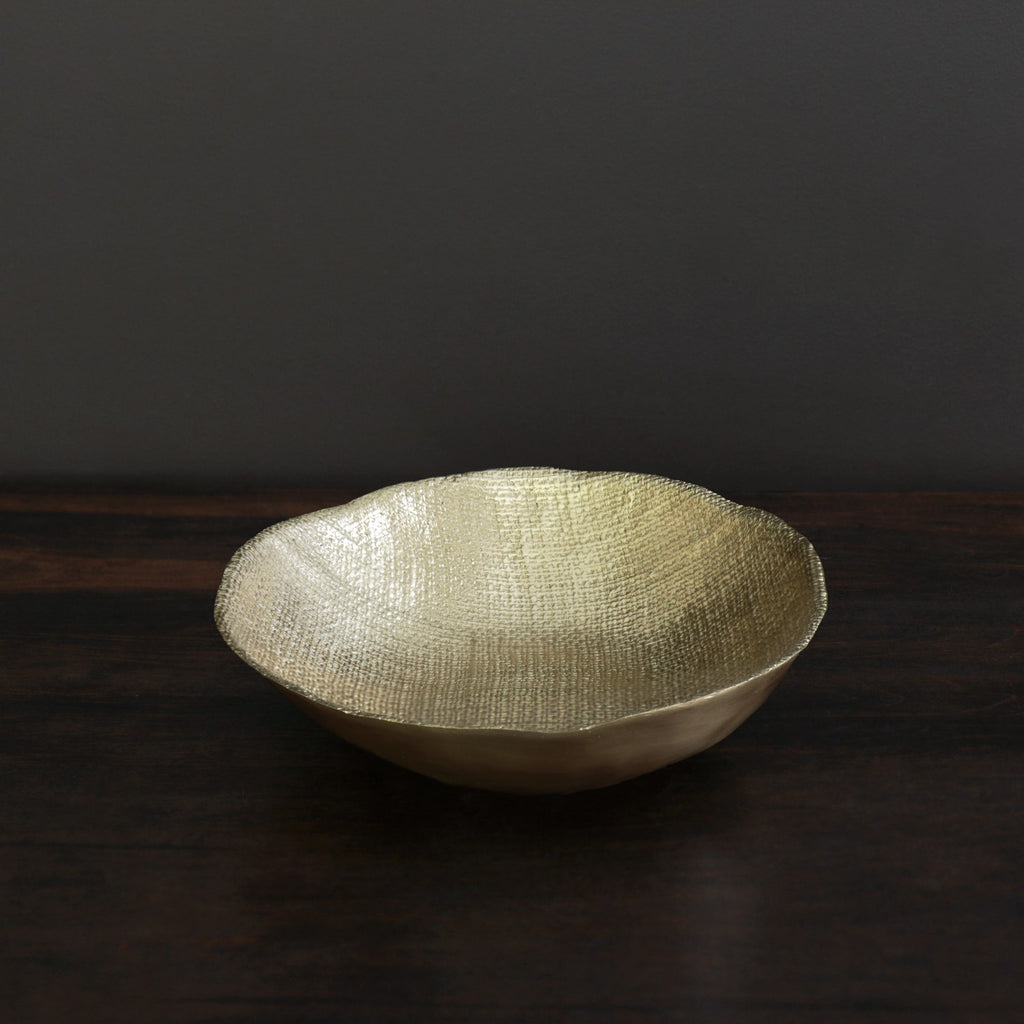 Chelsea Medium Bowl (Gold) - The Nifty Decor