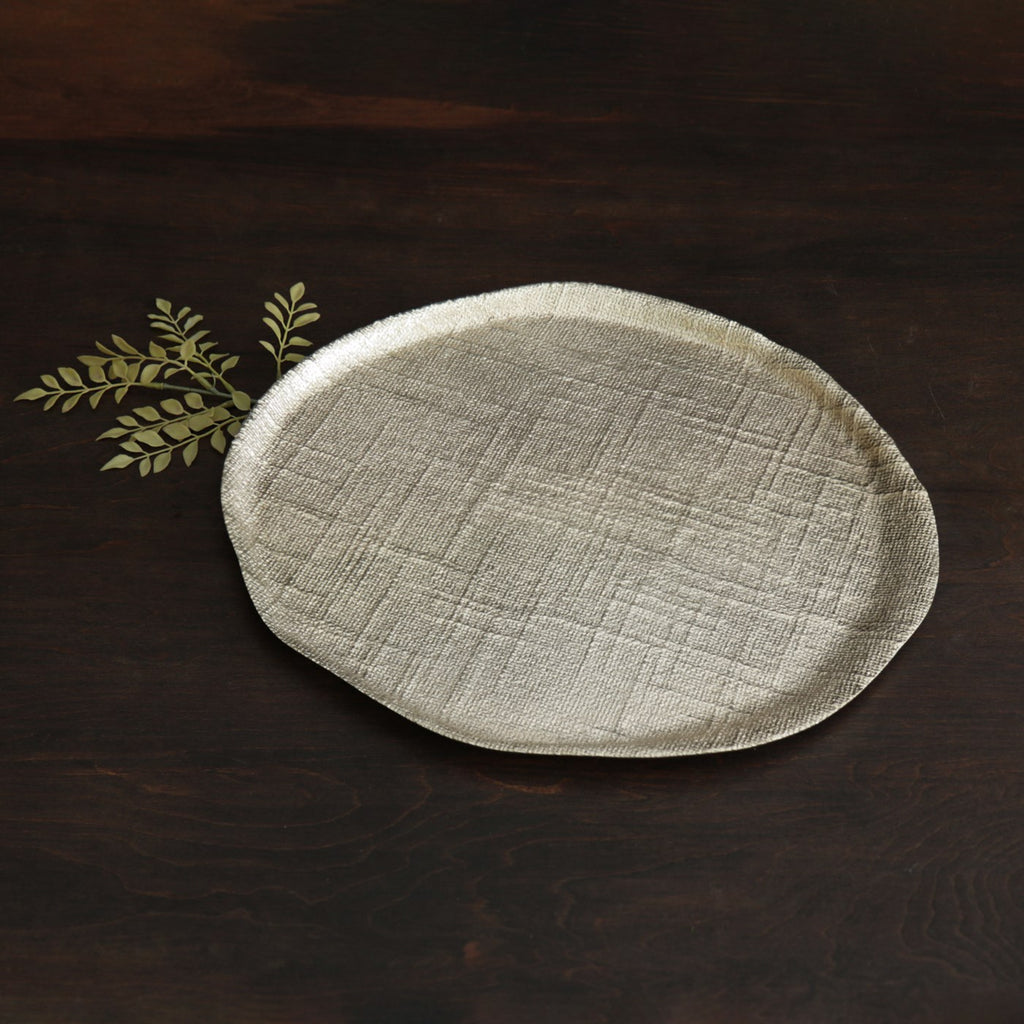 Seattle Large Round Platter (Gold) - The Nifty Decor