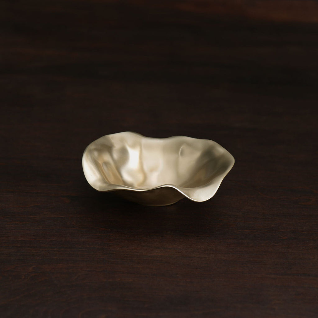 Maia Small Oval Bowl (Gold) - The Nifty Decor