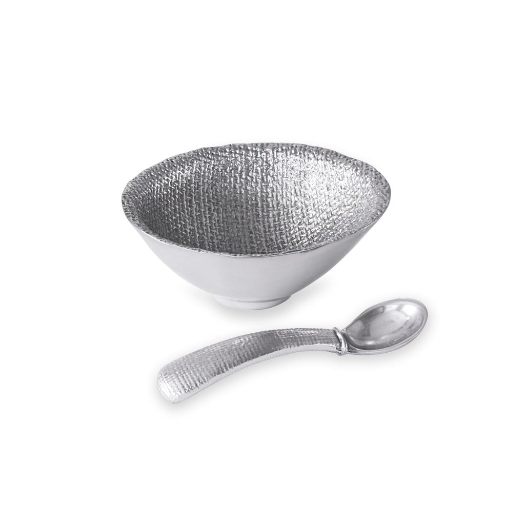Chelsea Petit Bowl with Spoon (Gunmetal) - The Nifty Decor