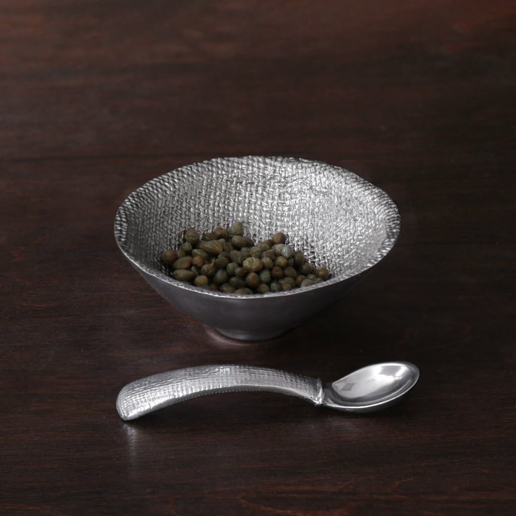 Chelsea Petit Bowl with Spoon (Gunmetal) - The Nifty Decor