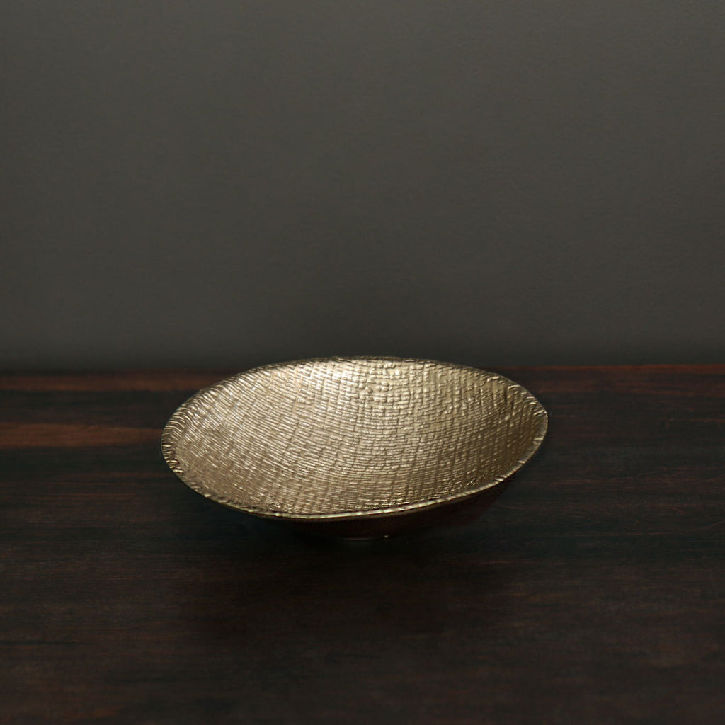 Tela Medium Bowl (Gold) - The Nifty Decor