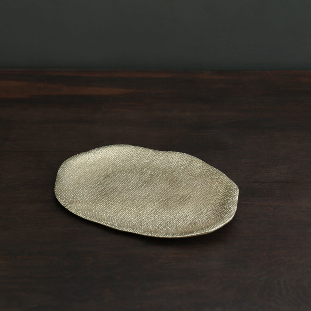 Kioto Medium Platter (Gold) - The Nifty Decor