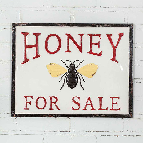 Honey for Sale Metal Sign - The Nifty Decor