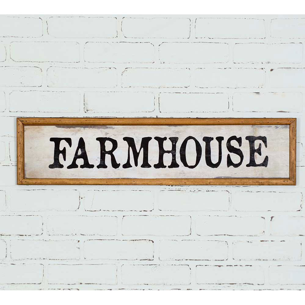 Farmhouse Wood Wall Sign - The Nifty Decor