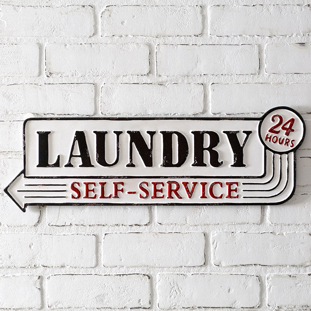 Laundry Metal Sign - The Nifty Decor