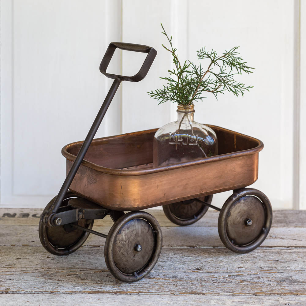 Wagon with Copper Finish - The Nifty Decor