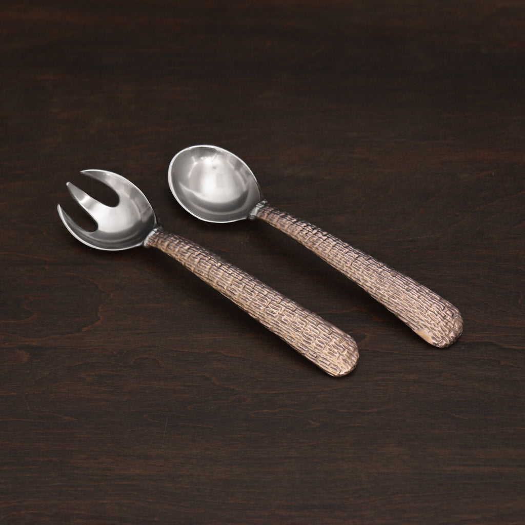 Tela Salad Servers (Rose Gold) - The Nifty Decor