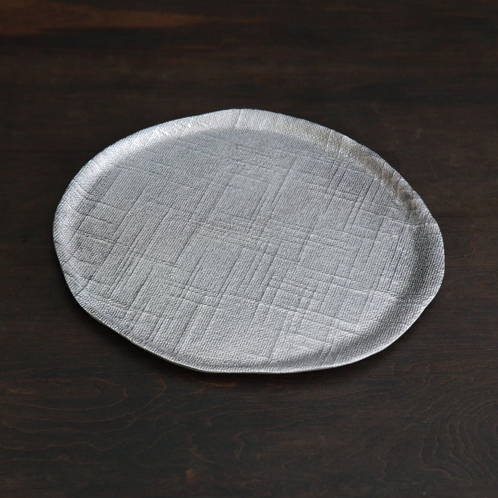 Seattle Large Round Platter (Gunmetal) - The Nifty Decor