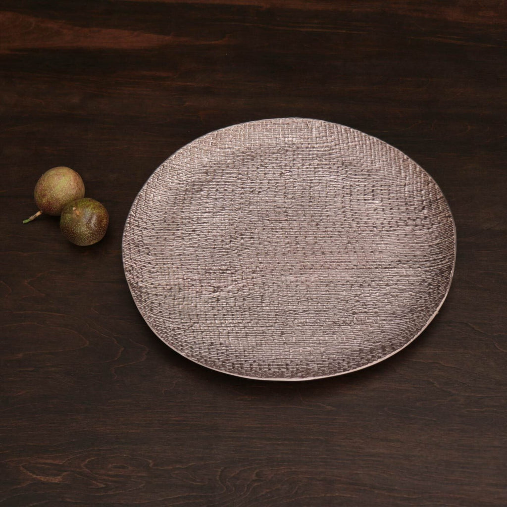 Tela Large Round Platter (Rose Gold) - The Nifty Decor