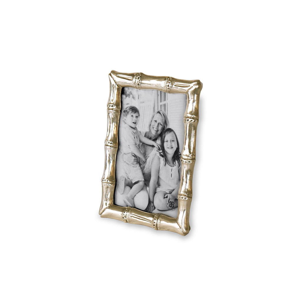 FRAME Sierra Modern Bamboo 4 x 6 Frame (Gold) - The Nifty Decor
