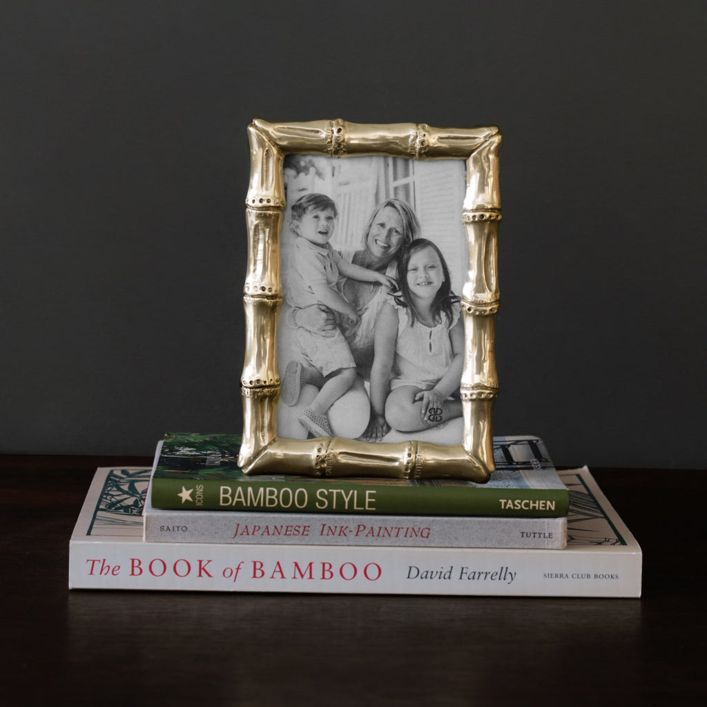 FRAME Sierra Modern Bamboo 4 x 6 Frame (Gold) - The Nifty Decor