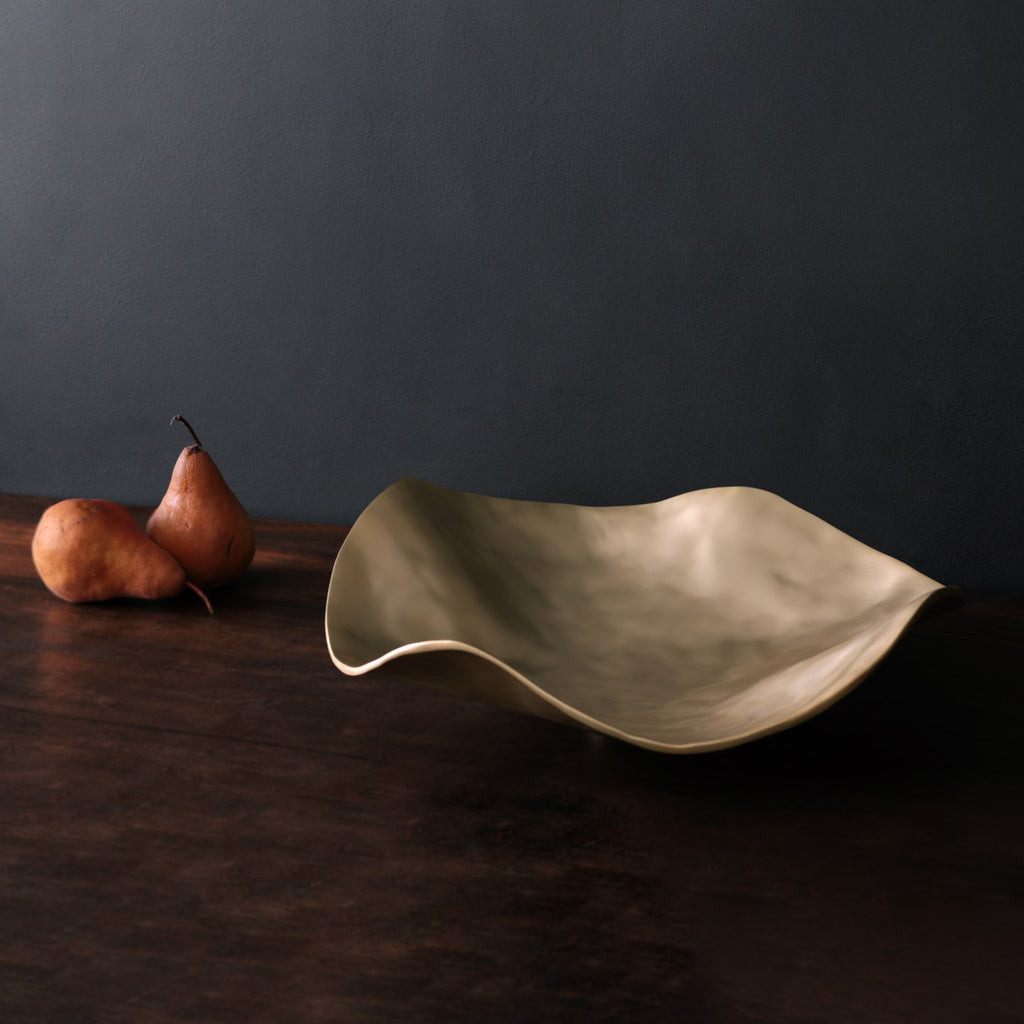 Vento Volare Large Bowl (Gold) - The Nifty Decor