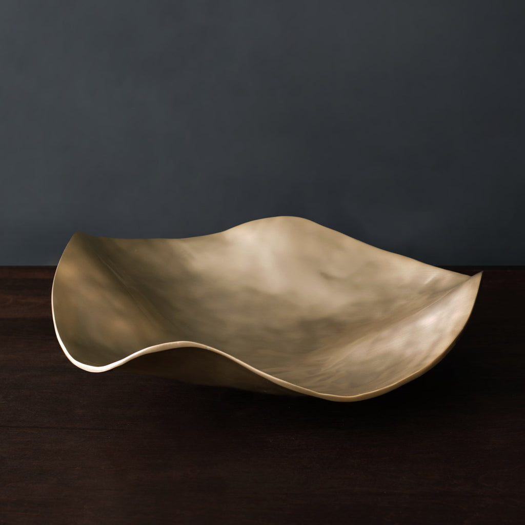 Vento Volare Large Bowl (Gold) - The Nifty Decor