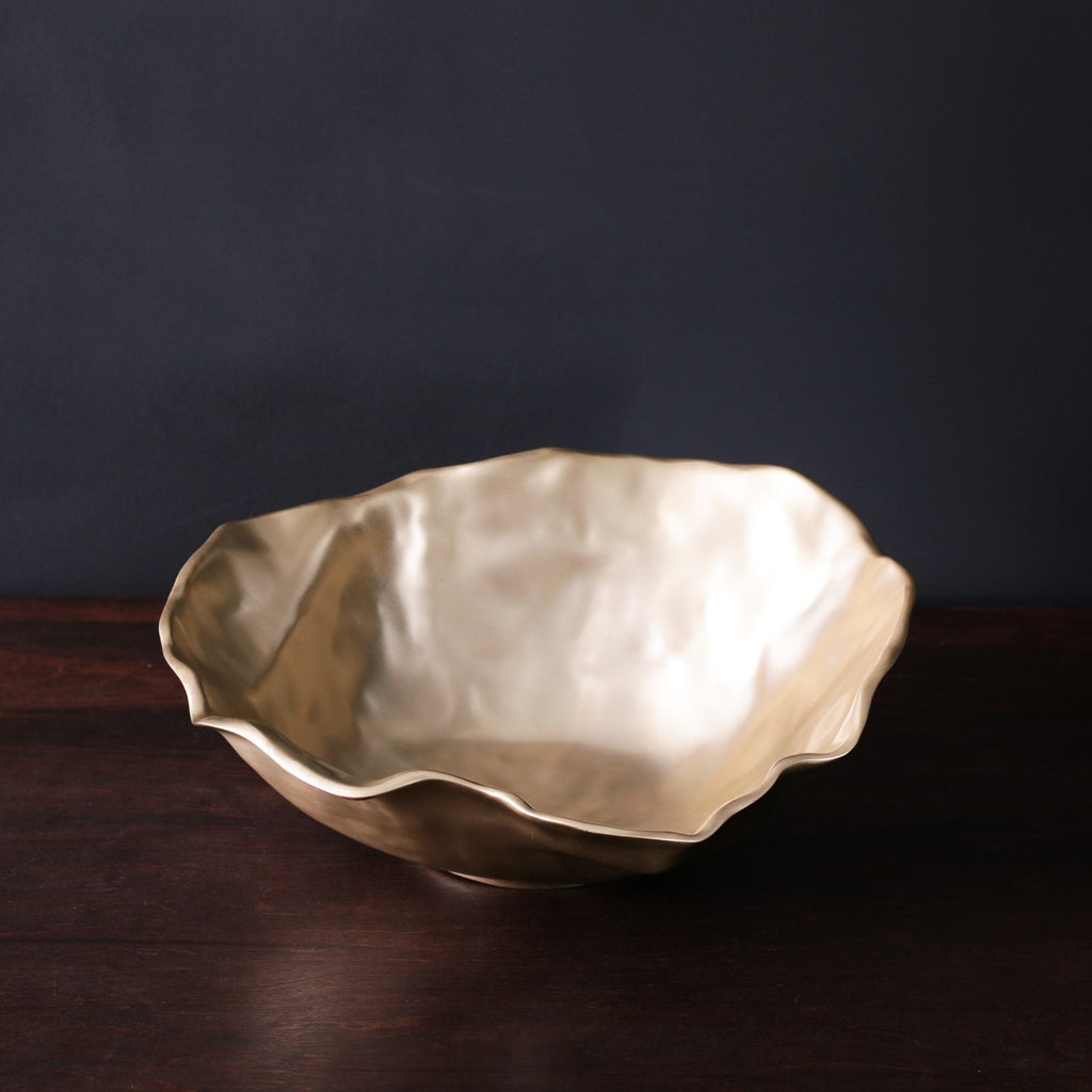 Maia Large Bowl (Gold) - The Nifty Decor