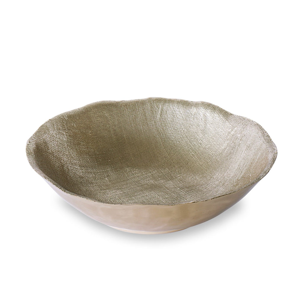 Fina Large Bowl (Gold) - The Nifty Decor