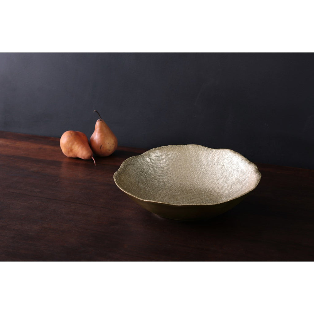 Fina Large Bowl (Gold) - The Nifty Decor
