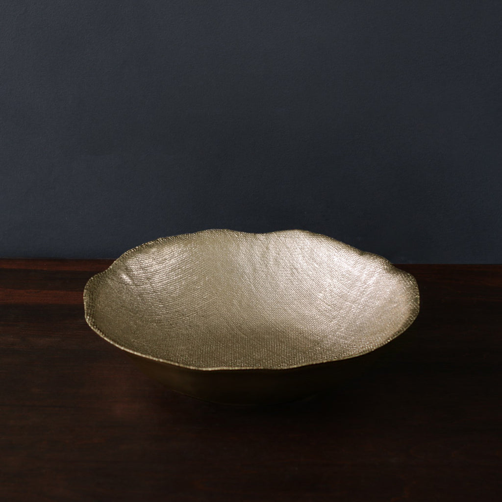 Fina Large Bowl (Gold) - The Nifty Decor