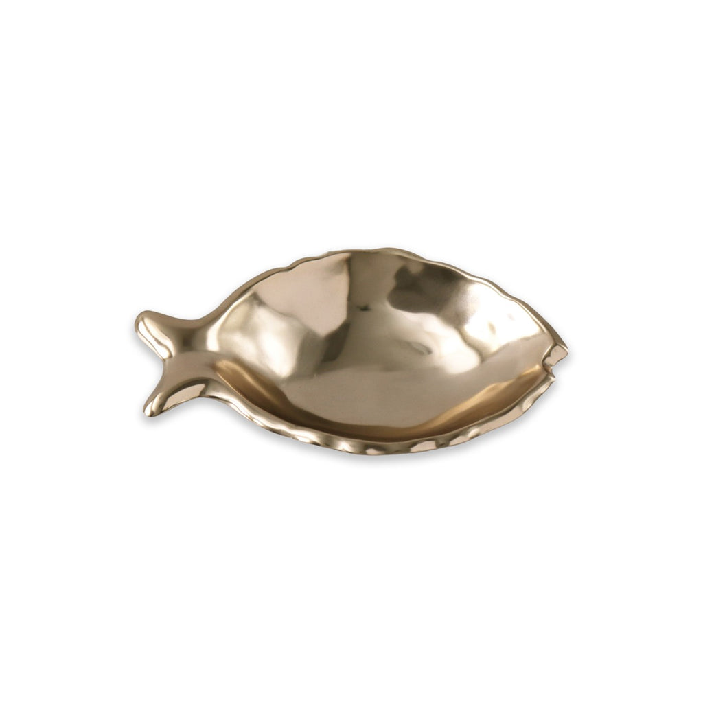 Triton Fish Small Bowl (Gold) - The Nifty Decor